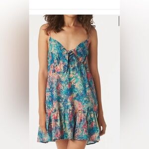 Tart Roma Cotton Dress - Blue and Pink